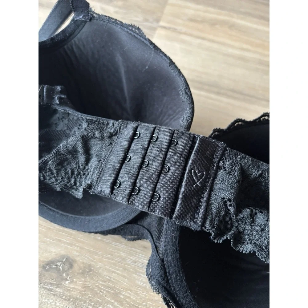 Victoria's Secret‎ Black Dream Angels Lined Demi 36DDD